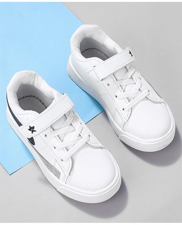 Cute Walk by Babyhug Sneaker Shoes With Velcro Closure - White