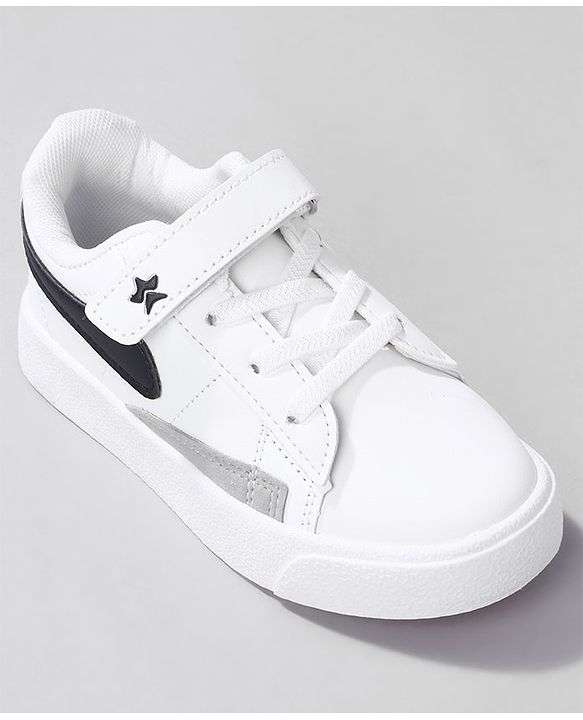 Cute Walk by Babyhug Sneaker Shoes With Velcro Closure - White
