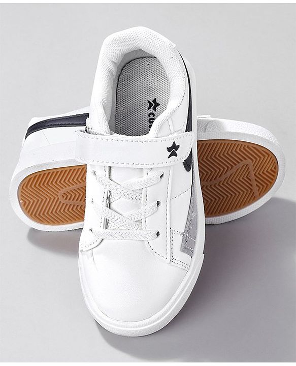 Cute Walk by Babyhug Sneaker Shoes With Velcro Closure - White