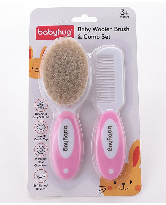 Babyhug Brush & Comb Set - Pink