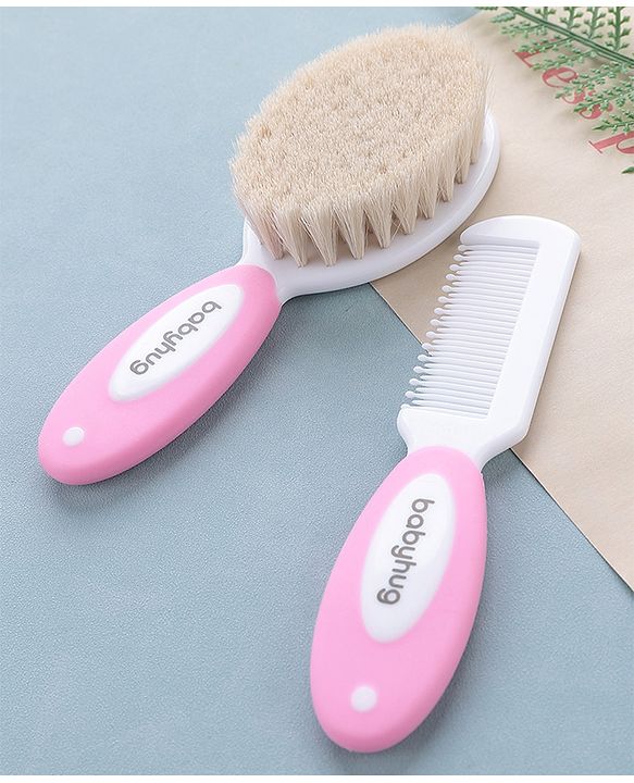 Babyhug Brush & Comb Set - Pink