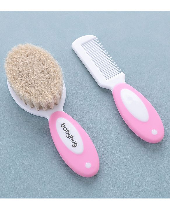 Babyhug Brush & Comb Set - Pink