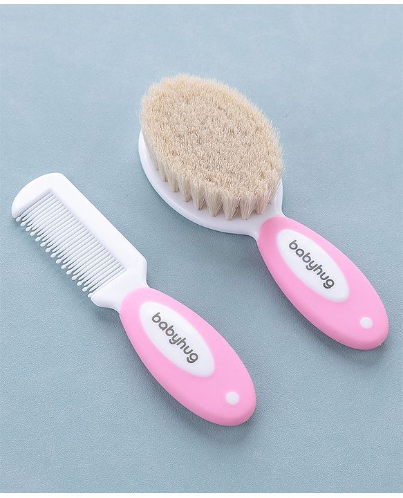 Babyhug Brush & Comb Set - Pink