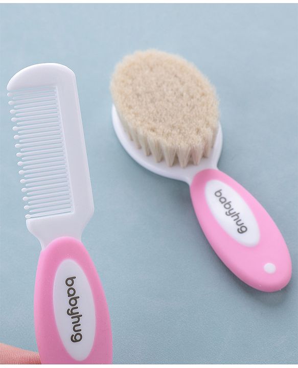Babyhug Brush & Comb Set - Pink