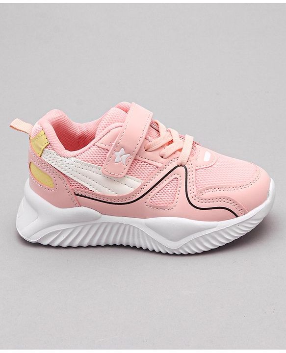 Cute Walk by Babyhug Velcro Closure Sneaker Shoes - Pink - EU 27 Pink