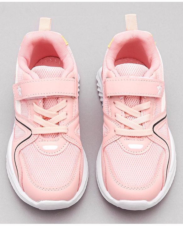 Cute Walk by Babyhug Velcro Closure Sneaker Shoes - Pink - EU 27 Pink