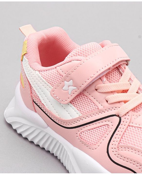 Cute Walk by Babyhug Velcro Closure Sneaker Shoes - Pink - EU 27 Pink