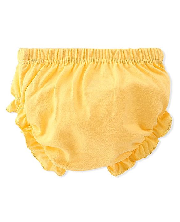 Babyhug 100% Cotton Knit Rabbit Flower & Dots Print Bloomers  Pack of 7- Multicolour