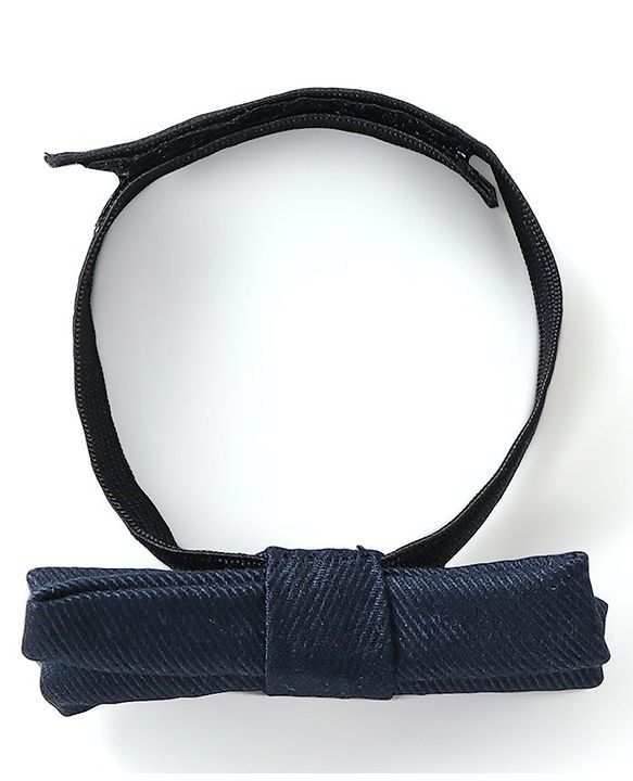 Babyhug 100% Cotton Woven Full Sleeves Party Wear Shirt & Trouser Set With Suspenders & Bow- Pink & Navy