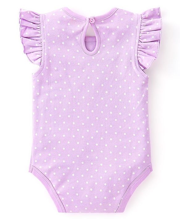 Babyhug 100% Cotton Half Sleeves Onesie With Sea Life Print Pack Of 3 - Purple Pink & Green