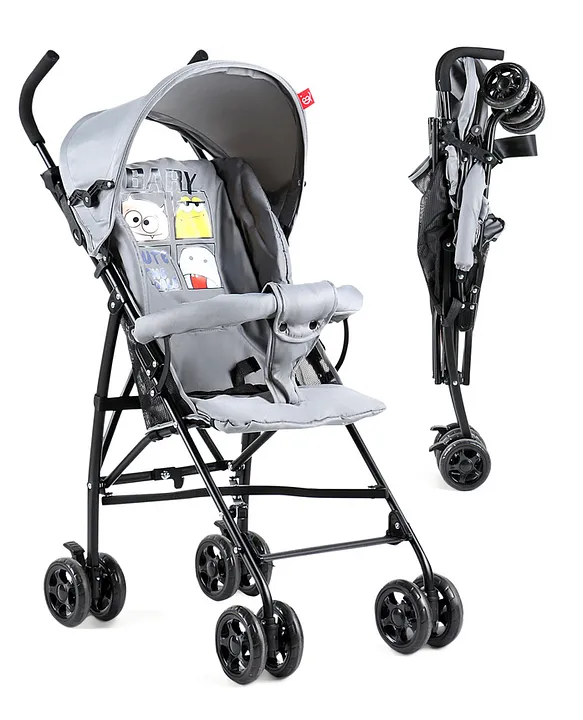 Lightweight Compact Tour Infant Travel Stroller Grey| Compact