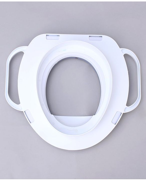 Babyhug Soft Potty Seat With Handle Bubble Print - Purple