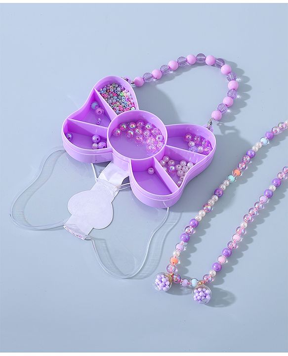 Babyhug DIY Jewellery Kit with Threads-  Multicolor
