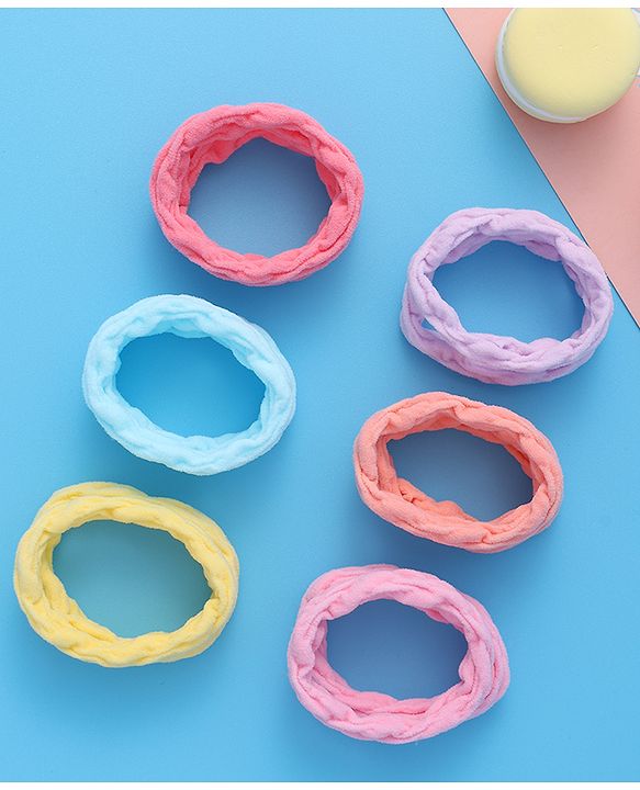 Pine Kids Rubber Bands & Scrunchies Sets Pack of 12-  Multicolor