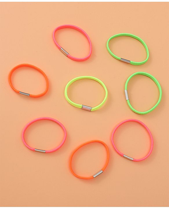 Babyhug Rubber Bands & Scrunchies Sets Free Size - Multicolor