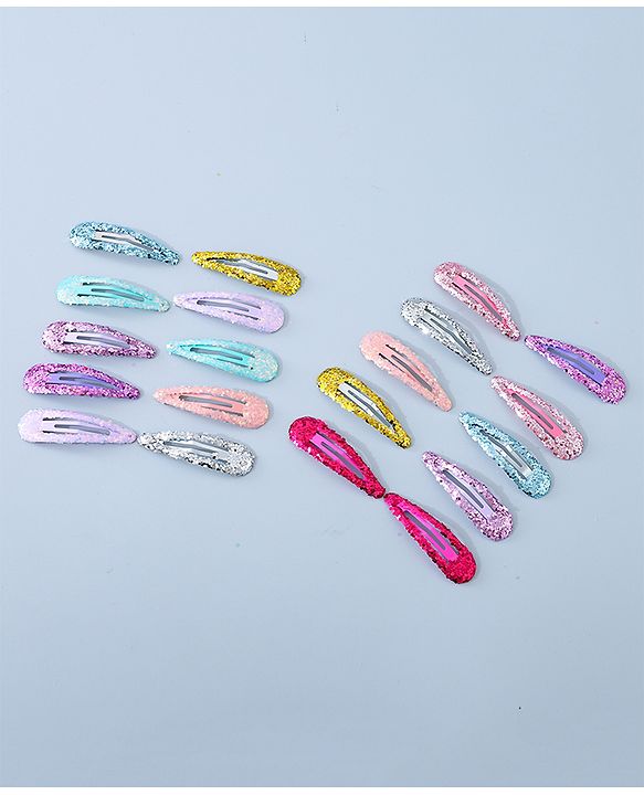 Babyhug Hair Accessories Combo Set  Free Size Multicolor - Pack of 40
