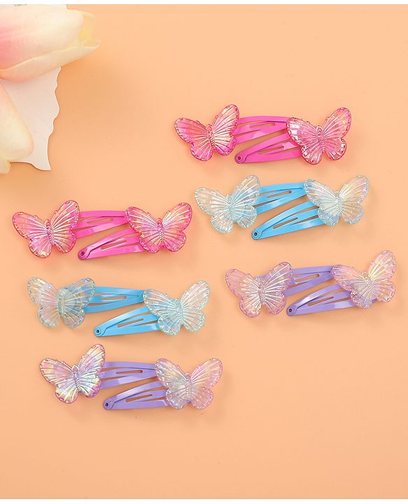 Babyhug Free Size Snap Clips Pack of 12 - Multicolor