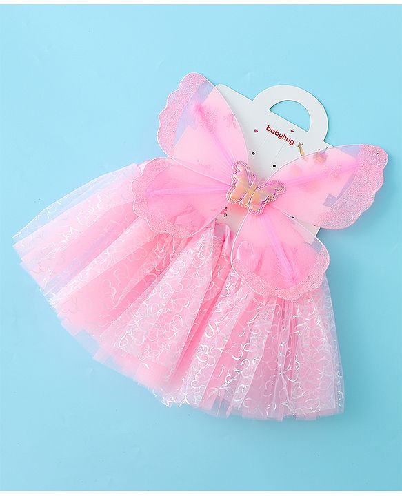 Babyhug Butterfly Wings and Costume Set - Pink