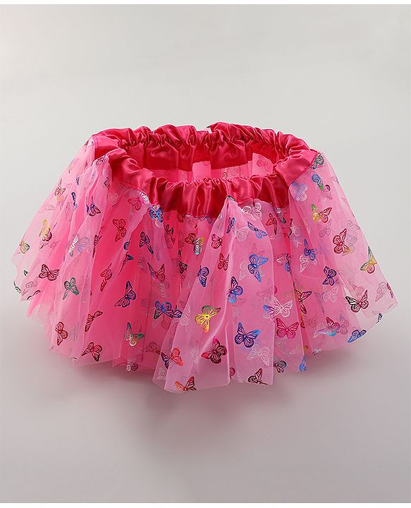 Babyhug Unicorn Costume Set With Headband - Dark Pink