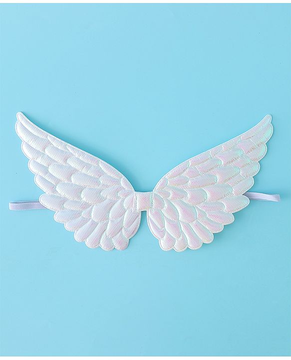 Babyhug Butterfly Wings and Costume Set - White