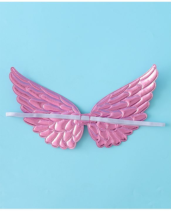 Babyhug Butterfly Wings and Costume Set - Light Pink