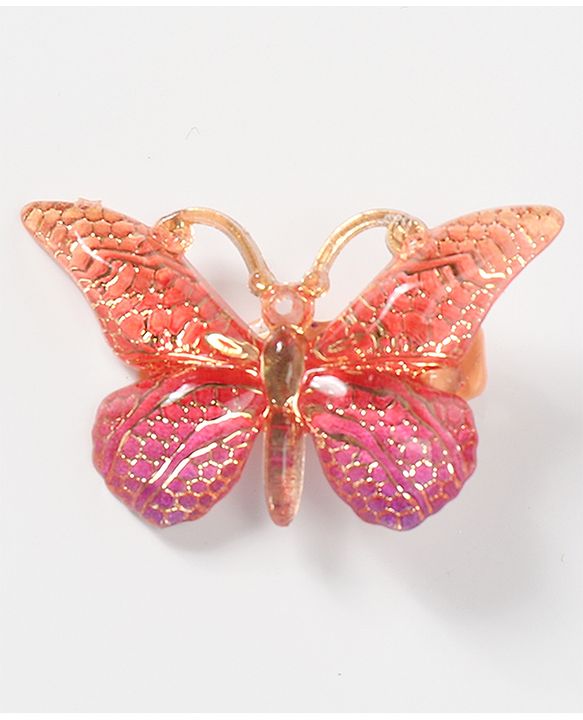 Pine Kids Free Size Butterfly Clips Pack of 6 - Multicolor
