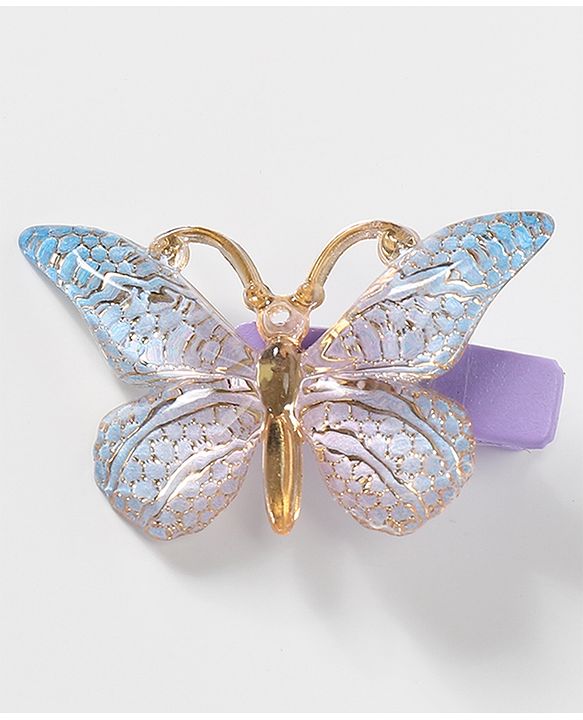 Pine Kids Free Size Butterfly Clips Pack of 8 - Multicolor