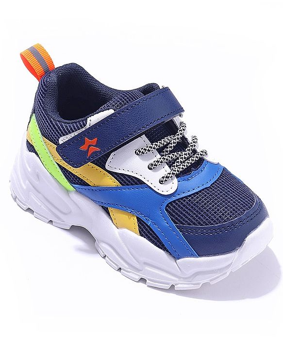 Cute Walk by Babyhug Sneaker Shoes - Navy Blue