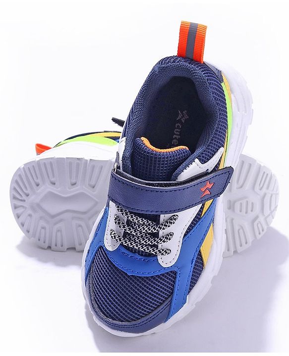 Cute Walk by Babyhug Sneaker Shoes - Navy Blue