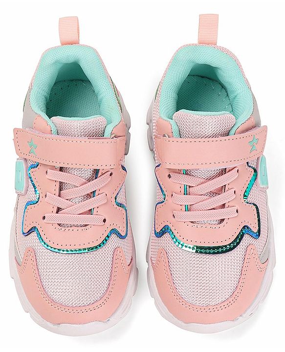 Cute Walk by Babyhug Sneakers With Velcro Closure - Pink