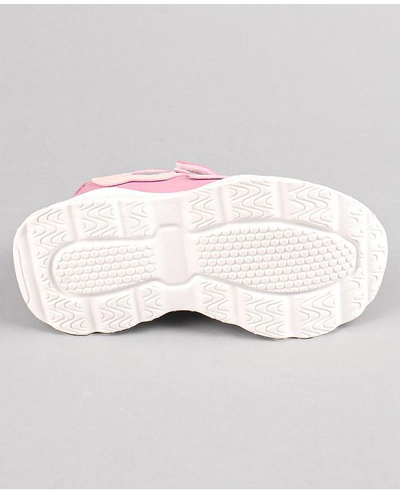 Cute Walk by Babyhug Sneakers Shoes With Velcro Closure Solid - Purple