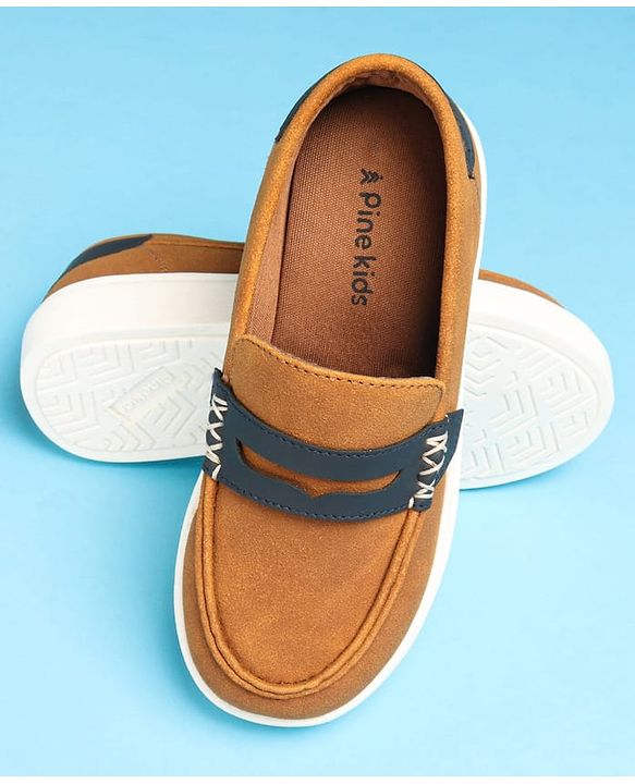 Pine Kids Slip On Casual Shoes - Brown