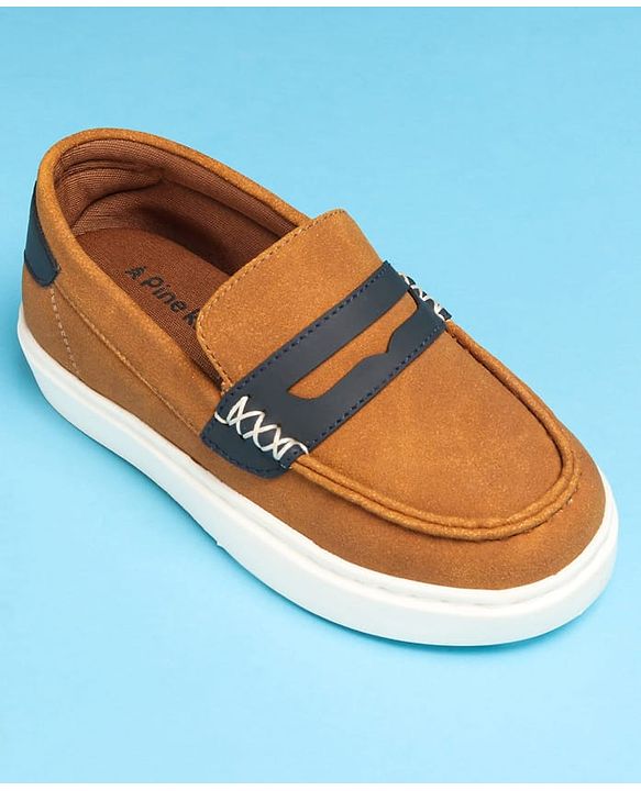 Pine Kids Slip On Casual Shoes - Brown