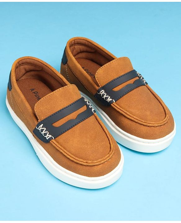 Pine Kids Slip On Casual Shoes - Brown