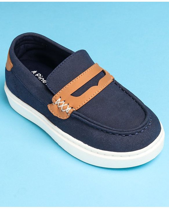 Pine Kids Slip On Casual Shoes - Navy Blue