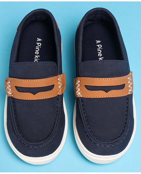 Pine Kids Slip On Casual Shoes - Navy Blue