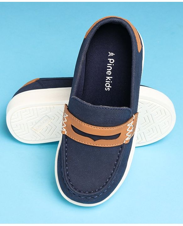 Pine Kids Slip On Casual Shoes - Navy Blue