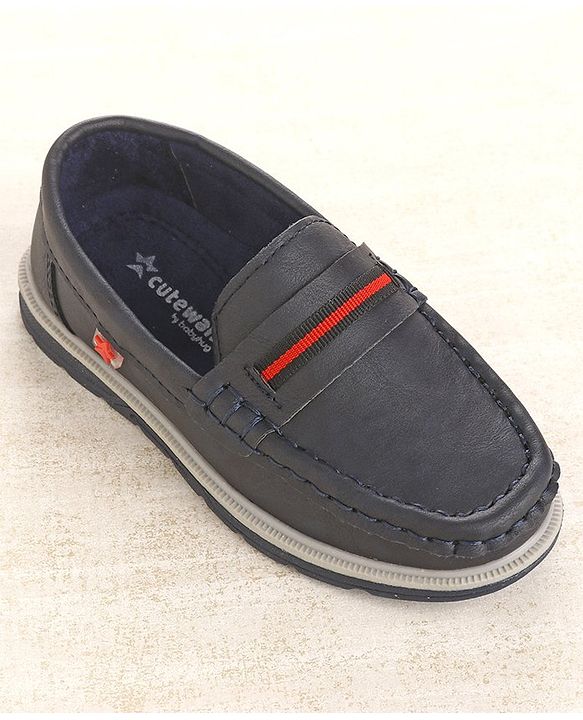 Cute Walk by Babyhug Formal & Partywear Slip On Shoes - Navy Blue