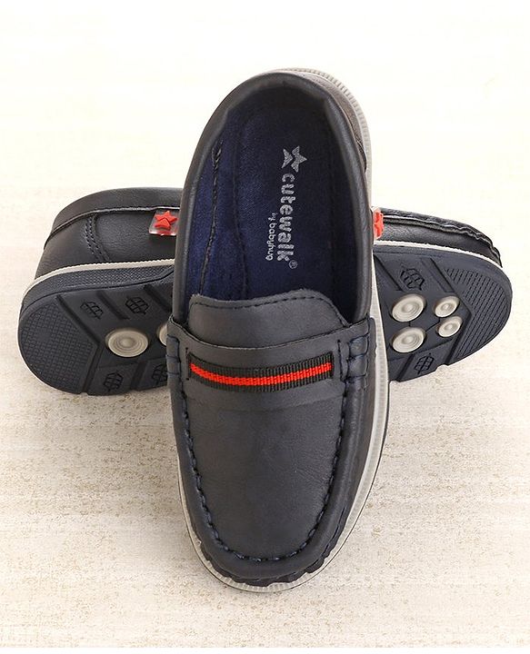 Cute Walk by Babyhug Formal & Partywear Slip On Shoes - Navy Blue