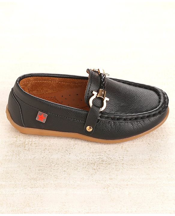Cute Walk by Babyhug Slip Ons Party Wear Shoes - Navy Blue