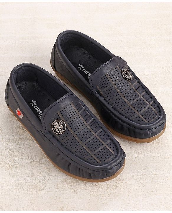 Cute Walk by Babyhug Slip On Loafers - Blue