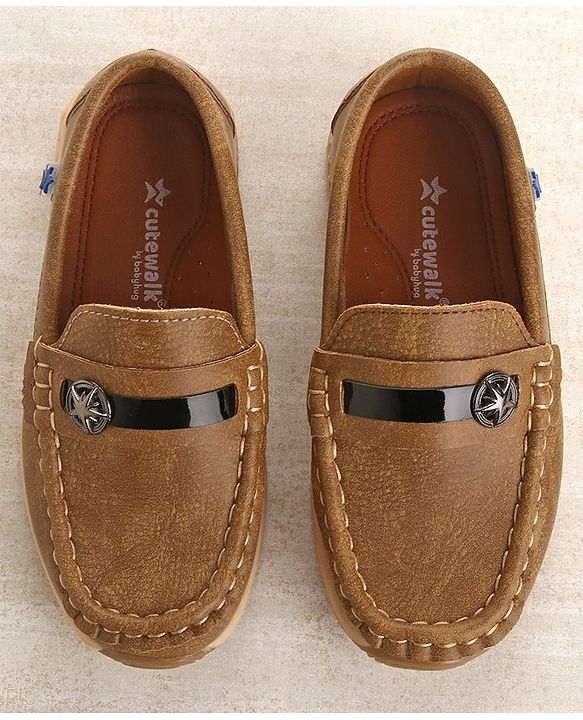 Cute Walk by Babyhug Slip On Formal Wear Shoes - Brown