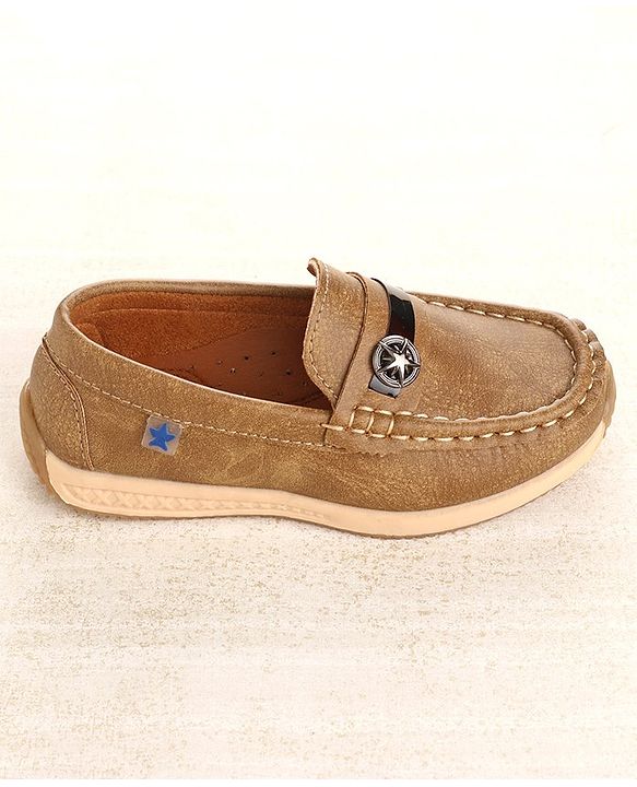 Cute Walk by Babyhug Slip On Formal Wear Shoes - Brown