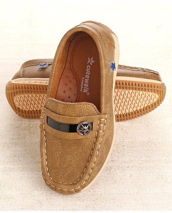 Cute Walk by Babyhug Slip On Formal Wear Shoes - Brown
