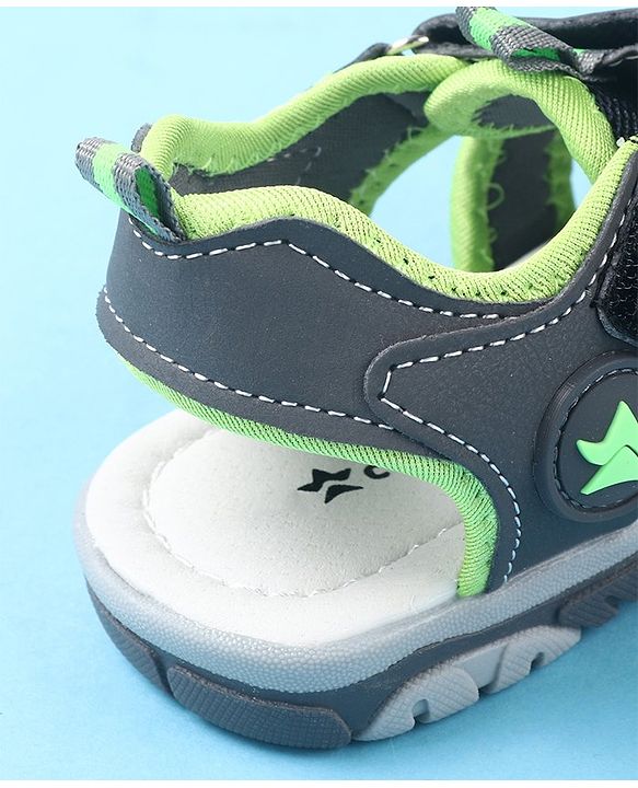 Cute Walk by Babyhug Velcro Closure Casual Sandals - Green