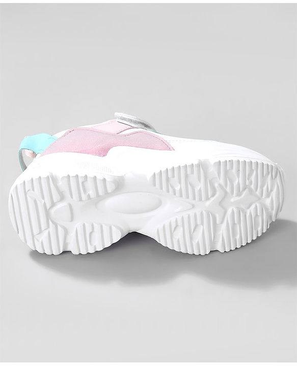 Cute Walk by Babyhug Velcro Closure Sneakers - Pink