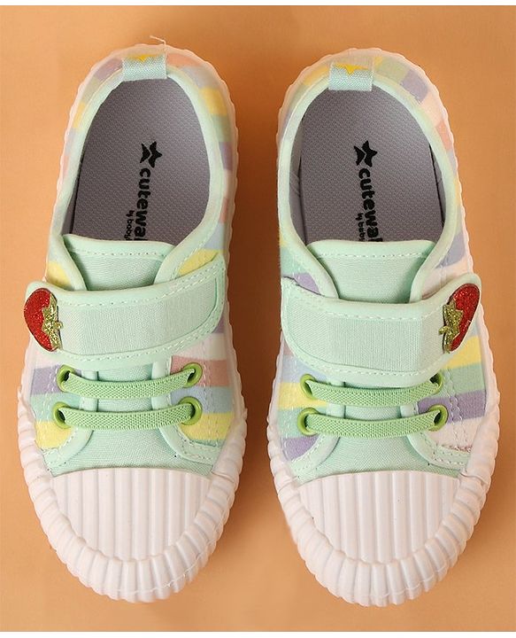 Cute Walk by Babyhug Casual Shoes - Sea Green