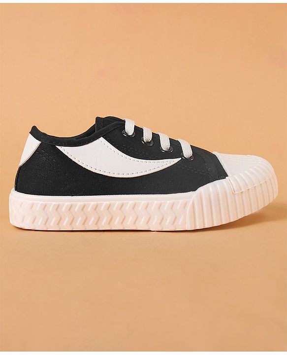 Cute Walk by Babyhug Lace Up Casual Shoes -  Black