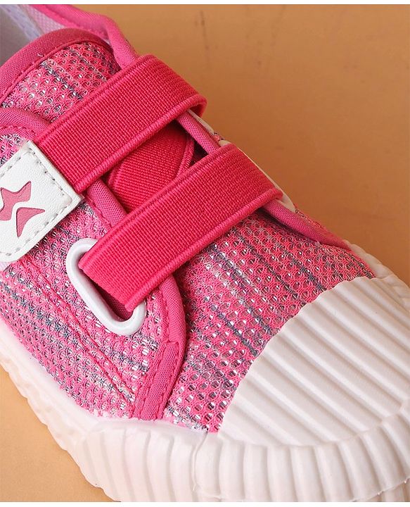 Cute Walk by Babyhug Casual Shoes With Velcro Closure - Pink