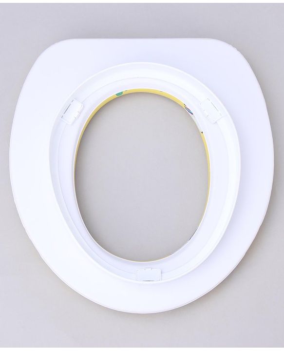 Babyhug Soft Potty Seat With Handle Mama Print - Yellow